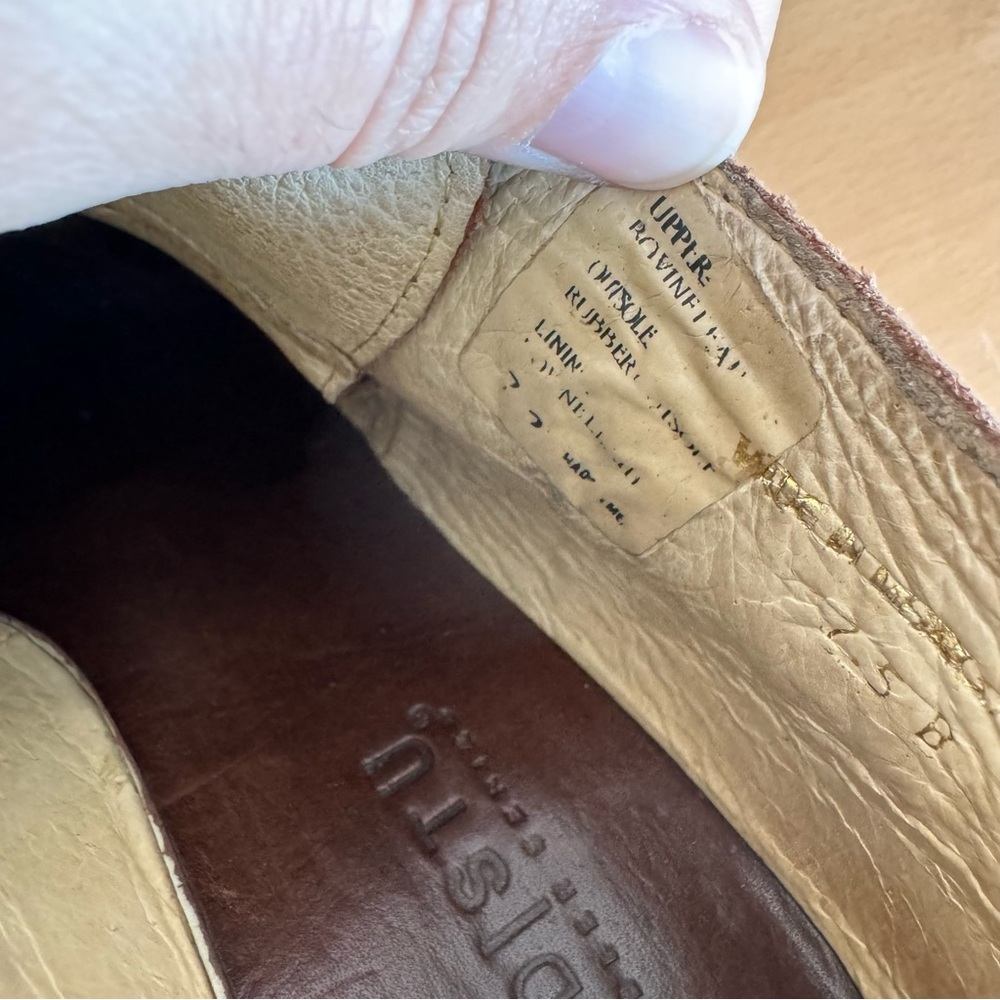 Bed Stu Wood and Leather Platform Shoes - Picture 5 of 10